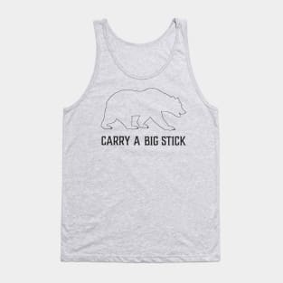 Big Stick Bear Outline Tank Top